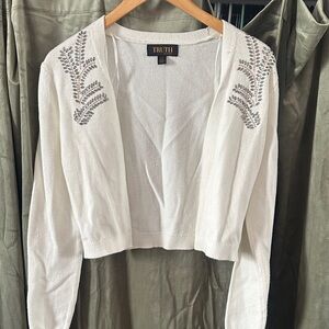 Truth White Women's Embroidered Blouse